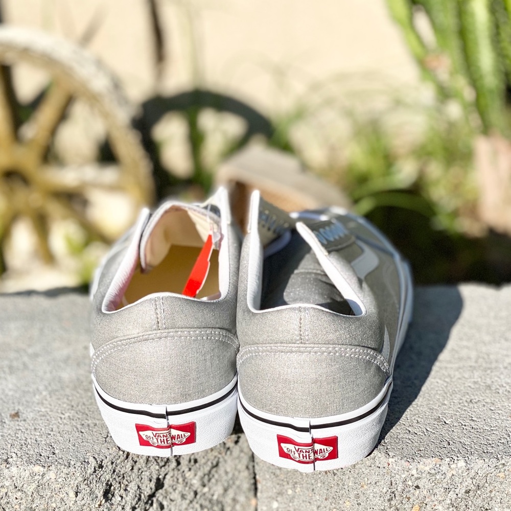 New Vans Old School Silver/True White - Picture 4 of 5